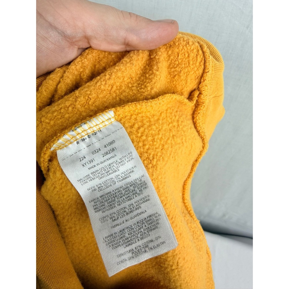Columbia Mustard Yellow Graphic Hoodie Jeep Tough Pullover Boys M Sweatshirt - Picture 11 of 12